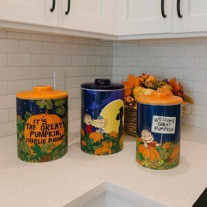 Peanuts “It’s The Great Pumpkin, Charlie Brown” Canister Set